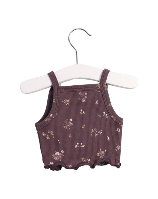 A Brown Sleeveless Tops from Jamie Kay in size 0-3M for girl. (Back View)