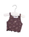 A Brown Sleeveless Tops from Jamie Kay in size 3-6M for girl. (Front View)