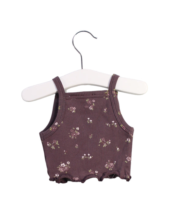 A Brown Sleeveless Tops from Jamie Kay in size 3-6M for girl. (Back View)