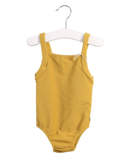 A Yellow Swimsuits from Atilla Cubs in size 2T for girl. (Front View)