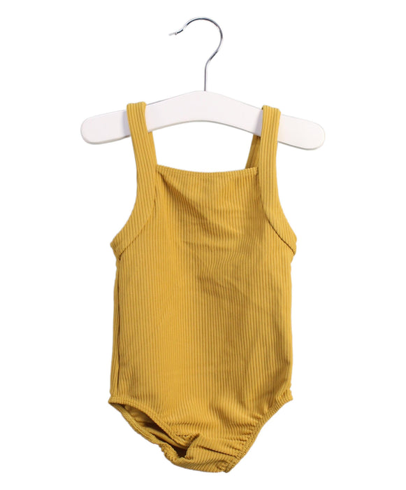 A Yellow Swimsuits from Atilla Cubs in size 2T for girl. (Front View)