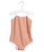 A Peach Swimsuits from Atilla Cubs in size 4T for girl. (Front View)