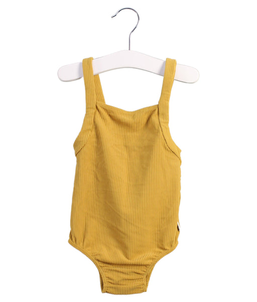 A Yellow Swimsuits from Atilla Cubs in size 4T for girl. (Front View)