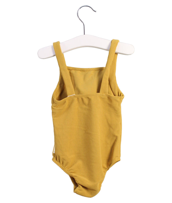 A Yellow Swimsuits from Atilla Cubs in size 3T for girl. (Back View)