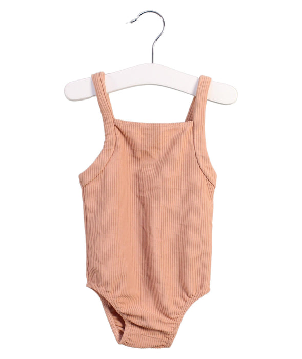 A Peach Swimsuits from Atilla Cubs in size 4T for girl. (Front View)