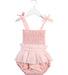 A Pink Sleeveless Bodysuits from India & Grace in size 2T for girl. (Front View)