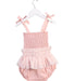 A Pink Sleeveless Bodysuits from India & Grace in size 2T for girl. (Back View)