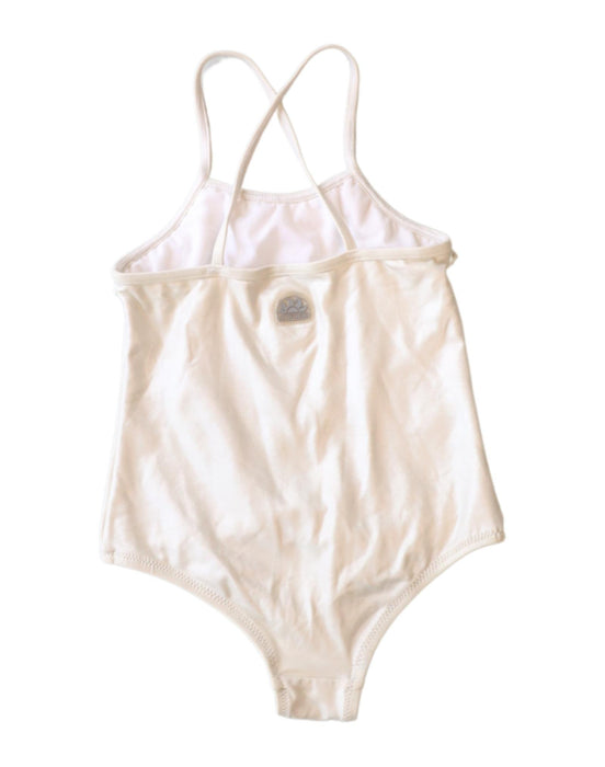 A Ivory Swimsuits from Sundek in size 4T for girl. (Back View)