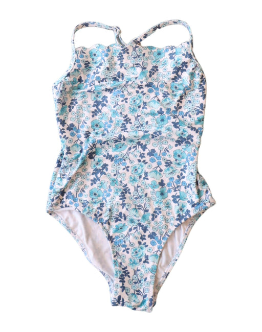 A Teal Swimsuits from Jacadi in size 4T for girl. (Front View)