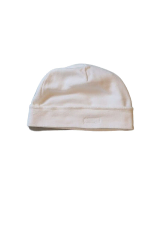 A White Beanies from Mides in size O/S for neutral. (Front View)