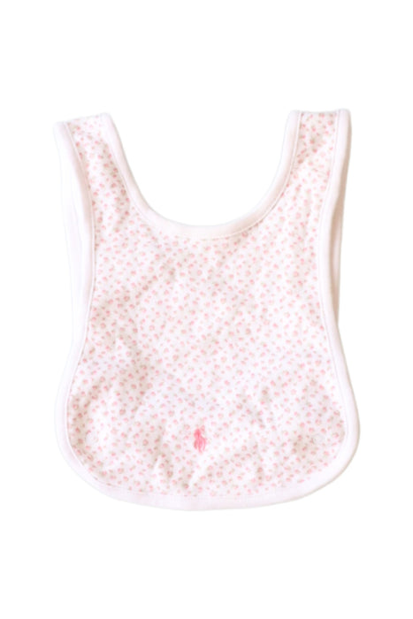 A White Bibs from Ralph Lauren in size O/S for girl. (Front View)