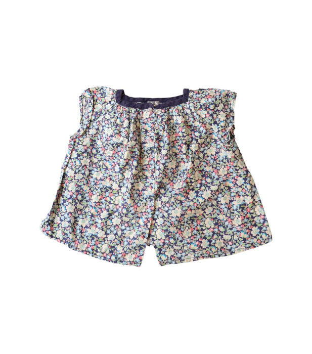 A Multicolour Short Sleeve Tops from Bonton in size 3T for girl. (Front View)