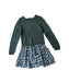 A Green Long Sleeve Dresses from CdeC in size 4T for girl. (Front View)