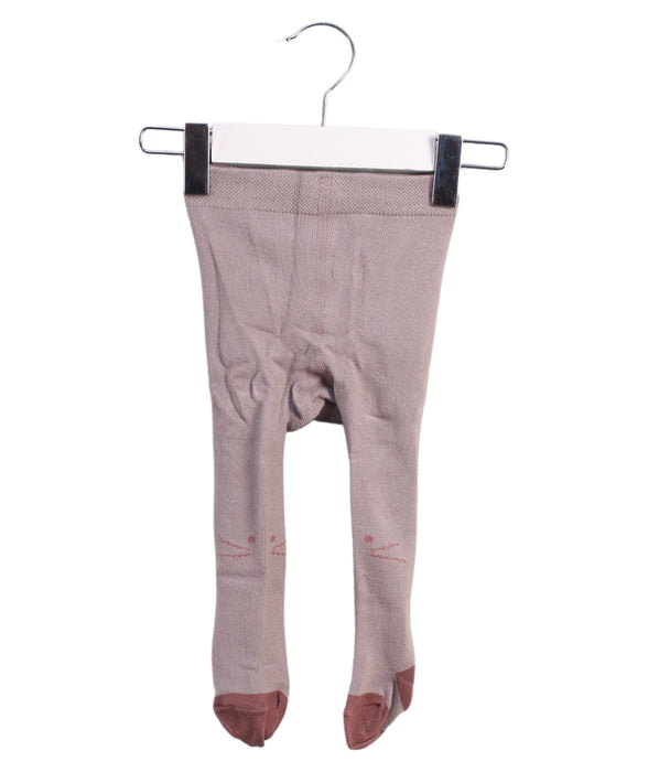 A Taupe Tights from Jamie Kay in size 0-3M for girl. (Front View)