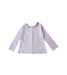 A Purple Long Sleeve Tops from Comme Ca Ism in size 5T for girl. (Back View)