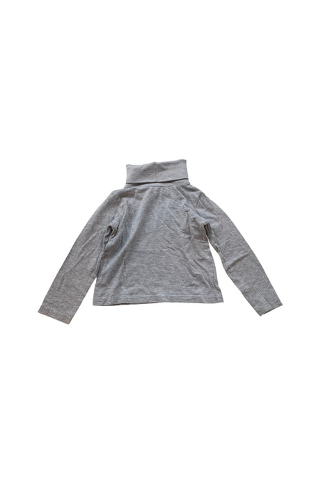 A Grey Long Sleeve Tops from Bleu Comme Gris in size 4T for girl. (Back View)