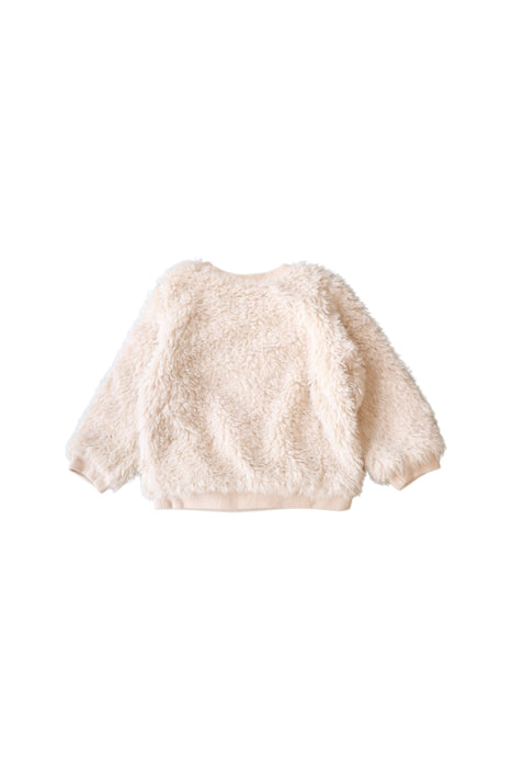 A Beige Crewneck Sweatshirts from Dave & Bella in size 3T for girl. (Back View)