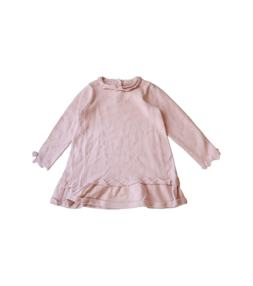 A Pink Sweater Dresses from Dave & Bella in size 4T for girl. (Front View)