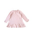 A Pink Sweater Dresses from Dave & Bella in size 4T for girl. (Back View)