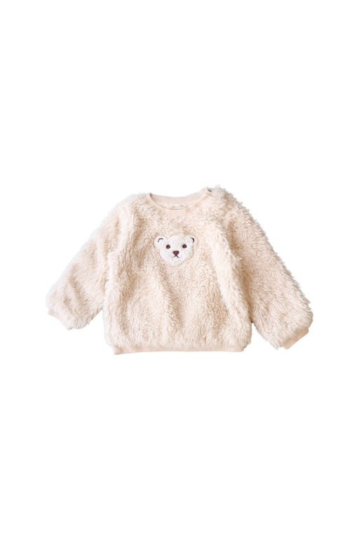 A Beige Crewneck Sweatshirts from Dave & Bella in size 3T for girl. (Front View)