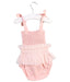 A Pink Sleeveless Rompers from India & Grace in size 3-6M for girl. (Back View)