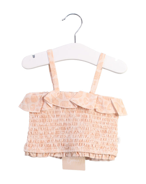 A Beige Bikinis from India & Grace in size 6-12M for girl. (Front View)