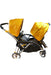 A Yellow Strollers & Accessories from Contour in size 0-3M for neutral. (Back View)