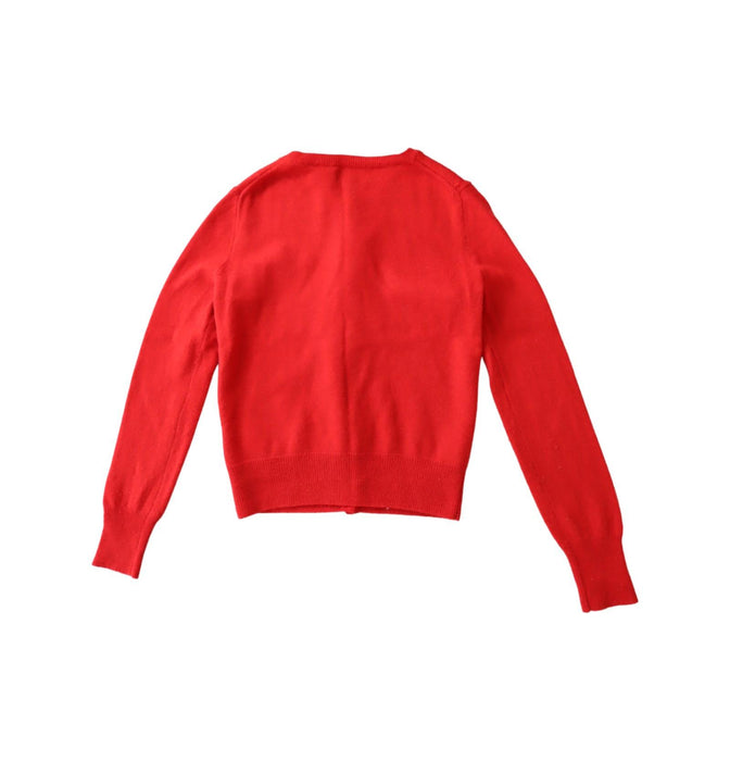 A Red Cardigans from Polo Ralph Lauren in size 8Y for girl. (Back View)