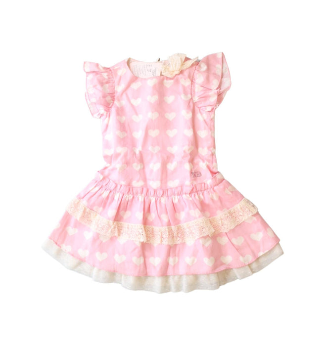 A Pink Short Sleeve Dresses from Nicholas & Bears in size 6-12M for girl. (Front View)