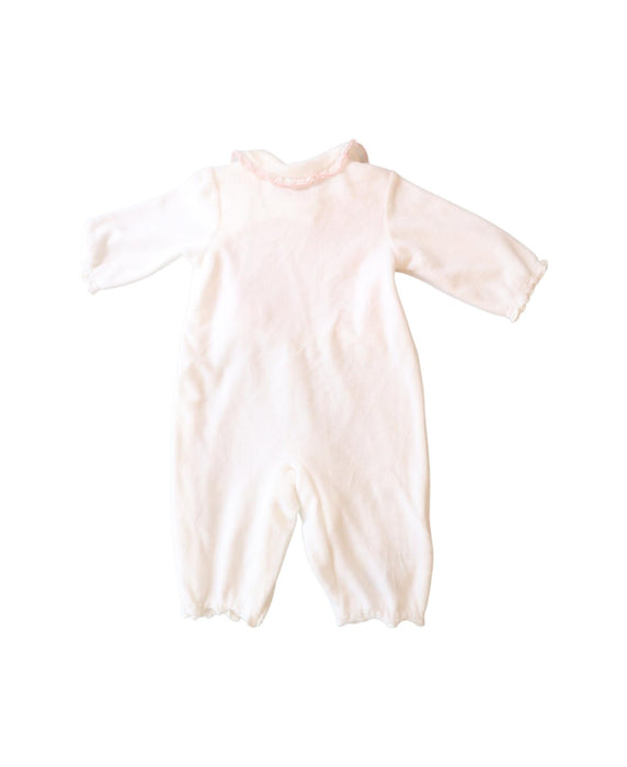 A White Long Sleeve Jumpsuits from Chickeeduck in size 0-3M for girl. (Back View)