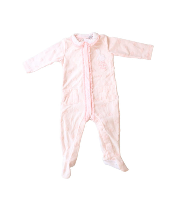 A Pink Onesies from Chicco in size 3-6M for girl. (Front View)