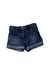 A Blue Shorts from Boboli in size 12-18M for girl. (Front View)