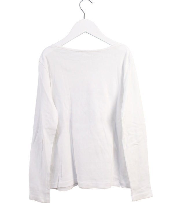 A White Long Sleeve Tops from Petit Bateau in size 12Y for neutral. (Back View)