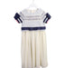 A White Short Sleeve Dresses from Emile et Ida in size 8Y for girl. (Front View)