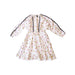 A White Long Sleeve Dresses from Velveteen in size 6T for girl. (Front View)