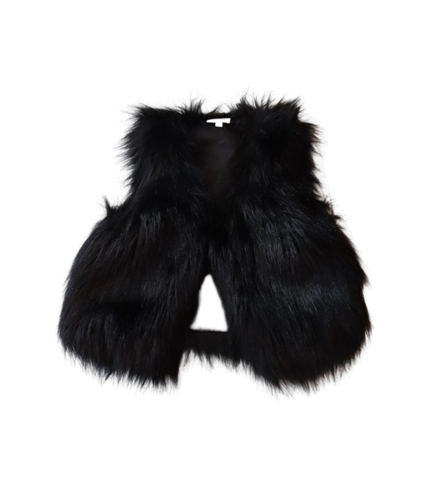 A Black Dress Up Vests from Seed in size 5T for girl. (Front View)