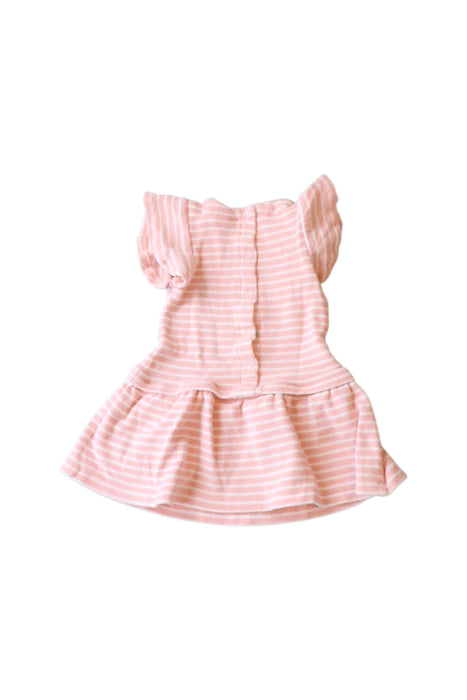 A Pink Sleeveless Dresses from Seed in size 3-6M for girl. (Back View)