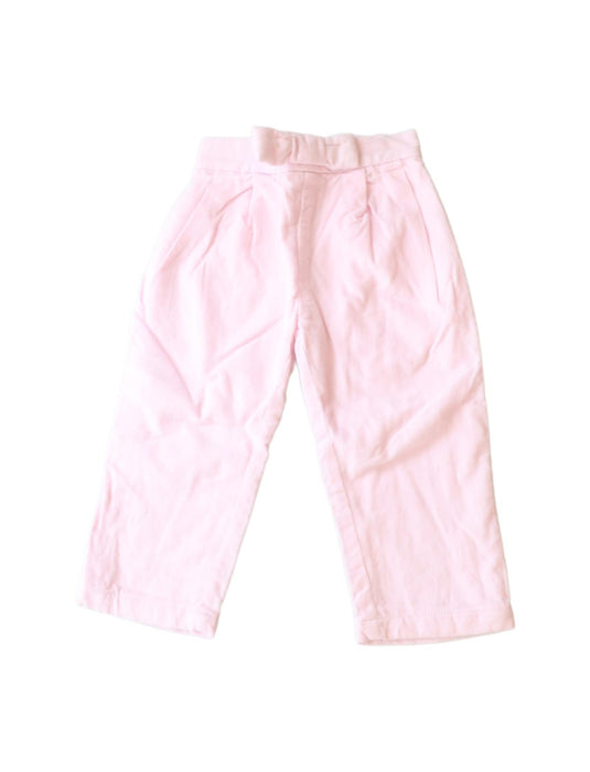 A Pink Casual Pants from Jacadi in size 12-18M for girl. (Front View)