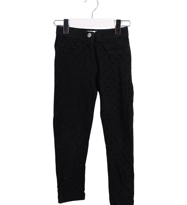 A Black Casual Pants from Crewcuts in size 6T for girl. (Front View)