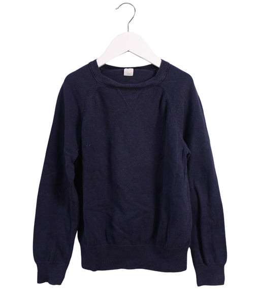 A Purple Crewneck Sweatshirts from Crewcuts in size 8Y for boy. (Front View)