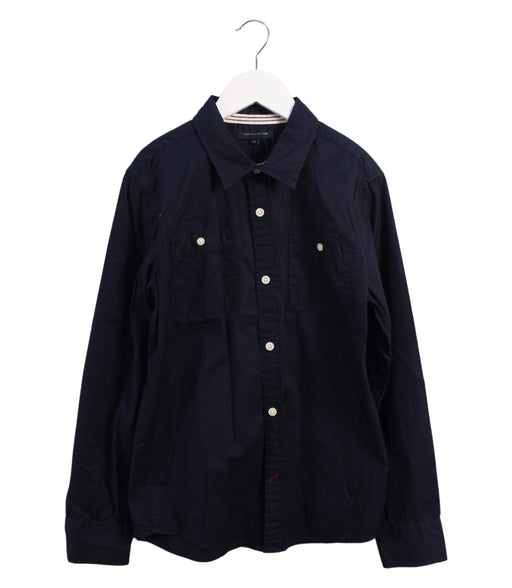 A Navy Shirts from Tommy Hilfiger in size 12Y for boy. (Front View)