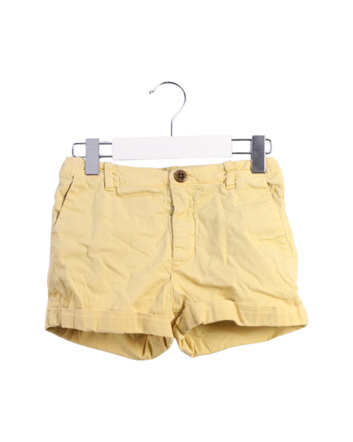 A Yellow Shorts from Bellerose in size 6T for girl. (Front View)