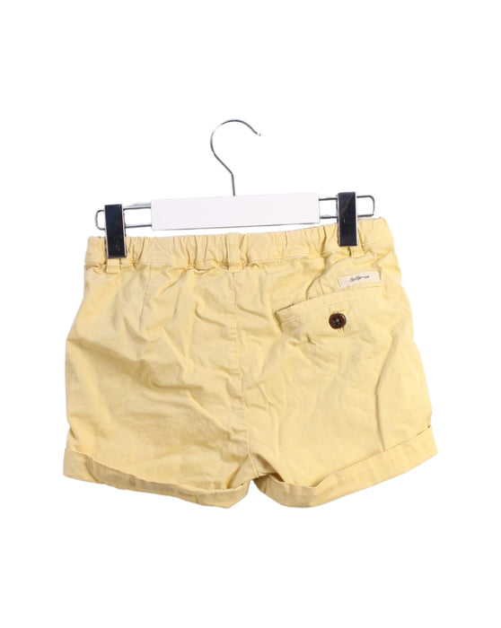 A Yellow Shorts from Bellerose in size 6T for girl. (Back View)