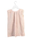 A Peach Short Sleeve Dresses from Velveteen in size 4T for girl. (Back View)