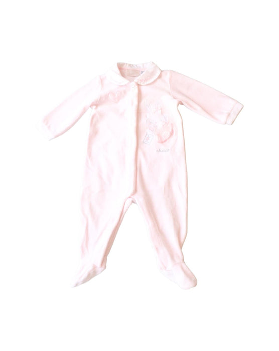 A Pink Onesies from Chicco in size 3-6M for girl. (Front View)