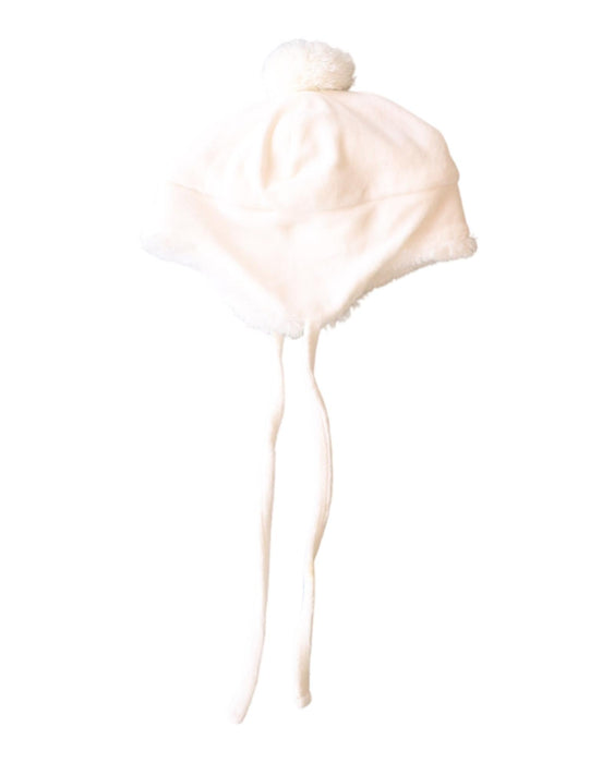 A Ivory Winter Hats from Chicco in size 0-3M for girl. (Back View)