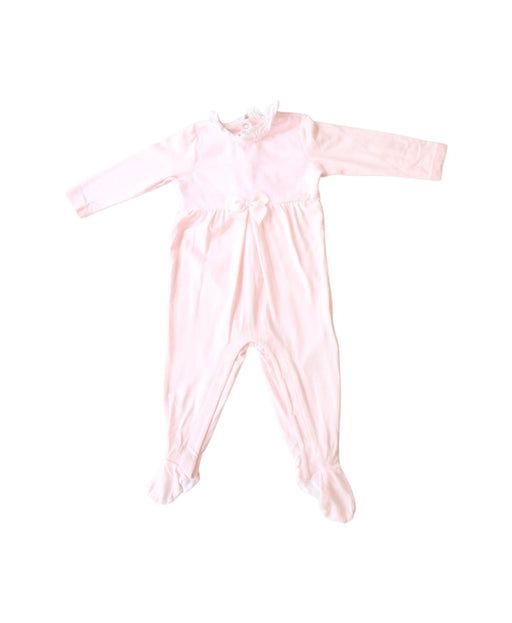 A Pink Onesies from Chicco in size 6-12M for girl. (Front View)