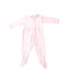 A Pink Onesies from Chicco in size 6-12M for girl. (Front View)