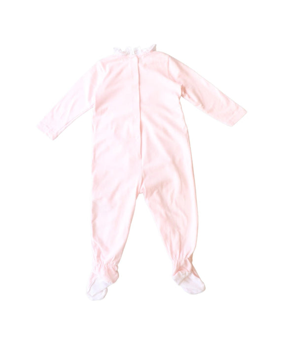 A Pink Onesies from Chicco in size 6-12M for girl. (Back View)