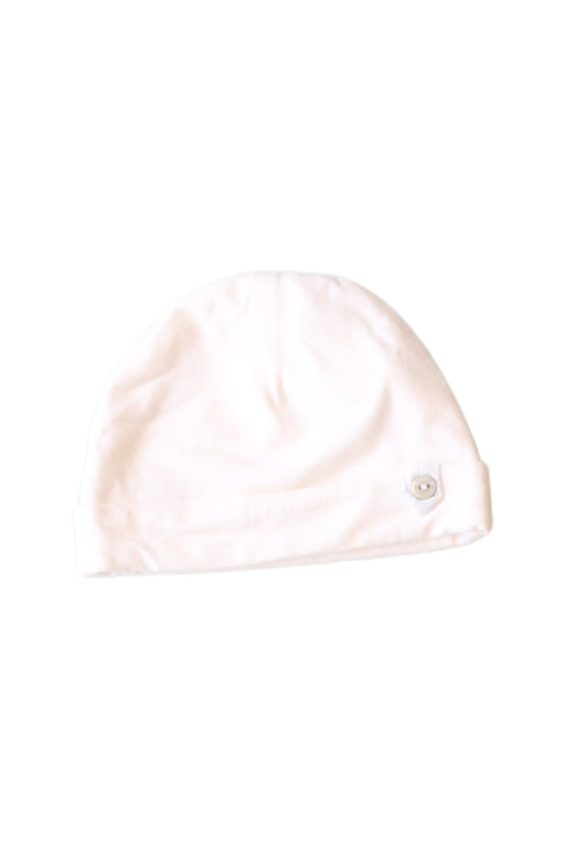 A Ivory Beanies from Tartine et Chocolat in size 6-12M for neutral. (Front View)